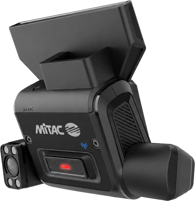 K245C AI dashcam with dual full HD cameras